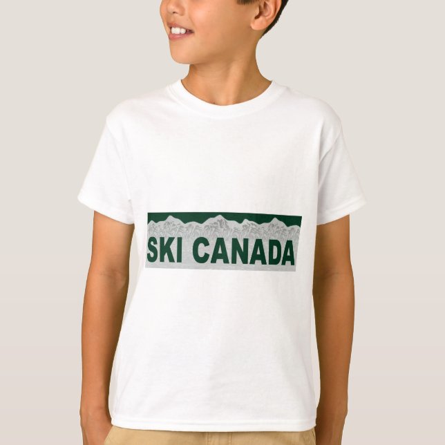 Skida Kanada T-shirt (Framsida)