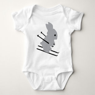 skida kaninsymbolen tee shirt