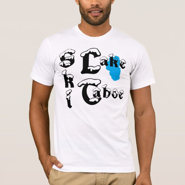 Skida Lake Tahoe T-shirt (Framsida)