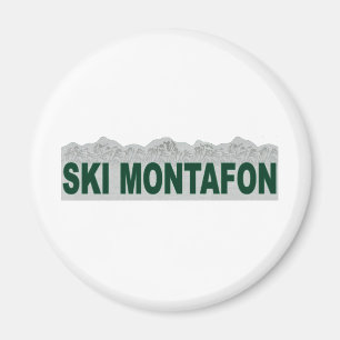 Skida Montafon Magnet