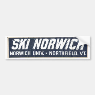 skida norwich bildekal