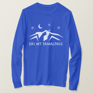 Skida på Mt Tamalpais Lång och Kortärmad T Shirt