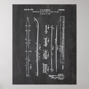 Skida patent poster