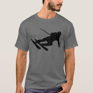 skida skida den sluttande skieren tee