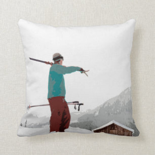 Skida skidar in ut logen kudde