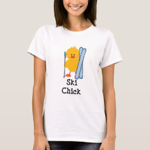 Skida skjortan för chick T Tee