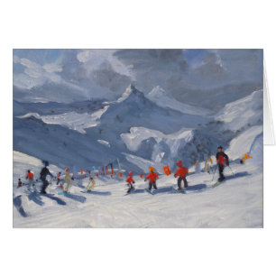 Skida skolar Tignes 2009 Hälsningskort