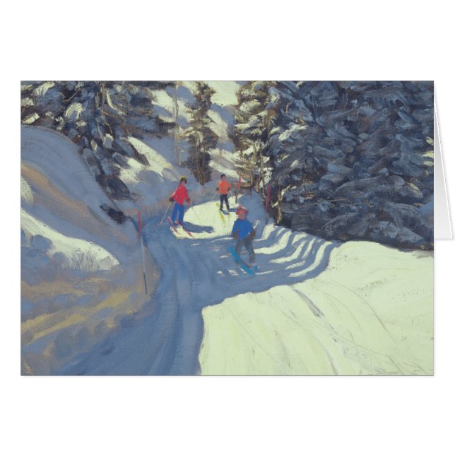 Skida slingan Lofer 2004 Hälsningskort (Framsidan Horizontal)
