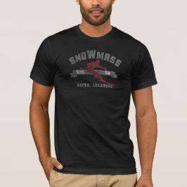 Skida Snowmass Colorado USA T-shirt