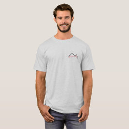 Skida turnerar Freeski pudrar snöT-tröja T-shirt