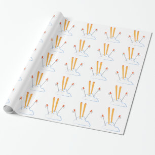 Skida utrustning presentpapper