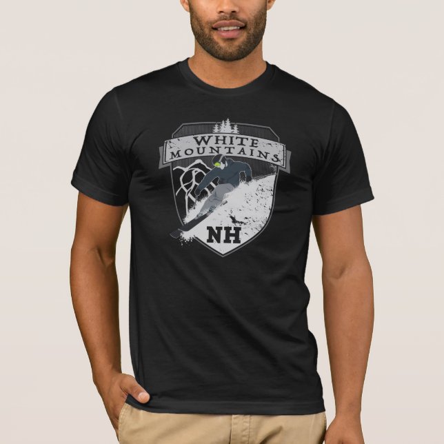 Skida vitberg, NH T-shirt (Framsida)