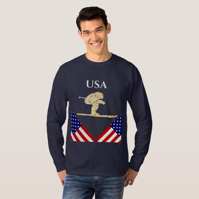 SKIDÅKARE T SHIRT (Hel framsida)