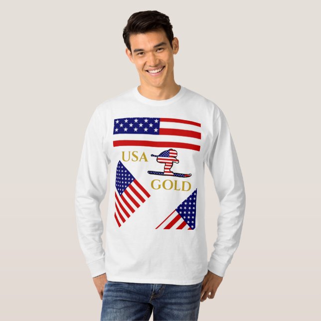 SKIDÅKARE T SHIRT (Hel framsida)