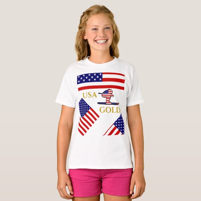 SKIDÅKARE T SHIRT (Hel framsida)