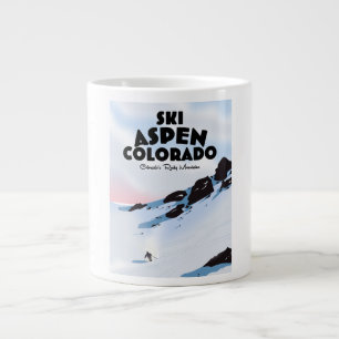 Skidåkning Aspen Colorado Jumbo Mugg