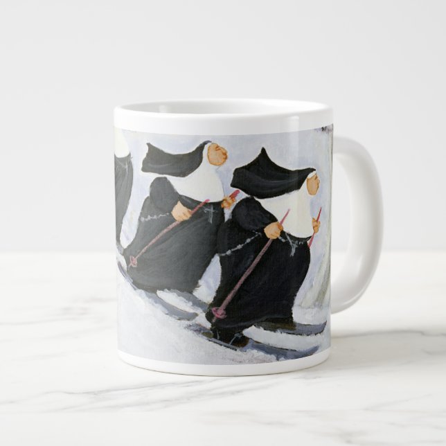 Skidåkning Jumbo Mugg (Framsida höger)