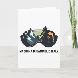 Skidåkning Madonna Di Campiglio Italien Berg Skidå Kort