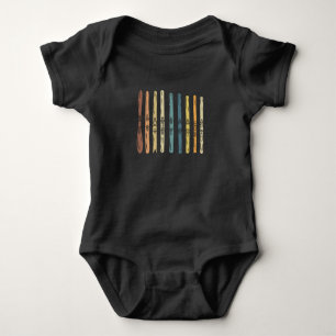 Skidåkning - Samling med skidbrädor T Shirt