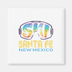 Skidåkning Santa Fe New Mexico Semester Magnet