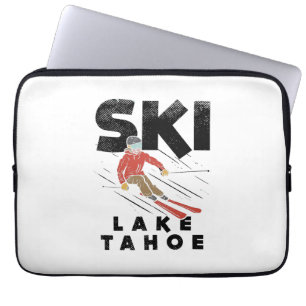 Skidåkning - Skid Lake Tahoe Laptop Fodral