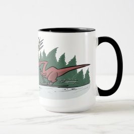 SkidåkningDinosaursmugg Mugg