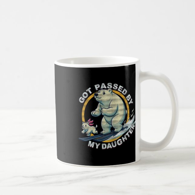 Skidande isbjörn design blev sparkad av min dotter kaffemugg (Höger)