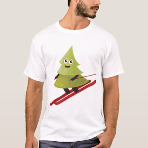 Skidar det lyckliga grästräd för vintern på ma tee