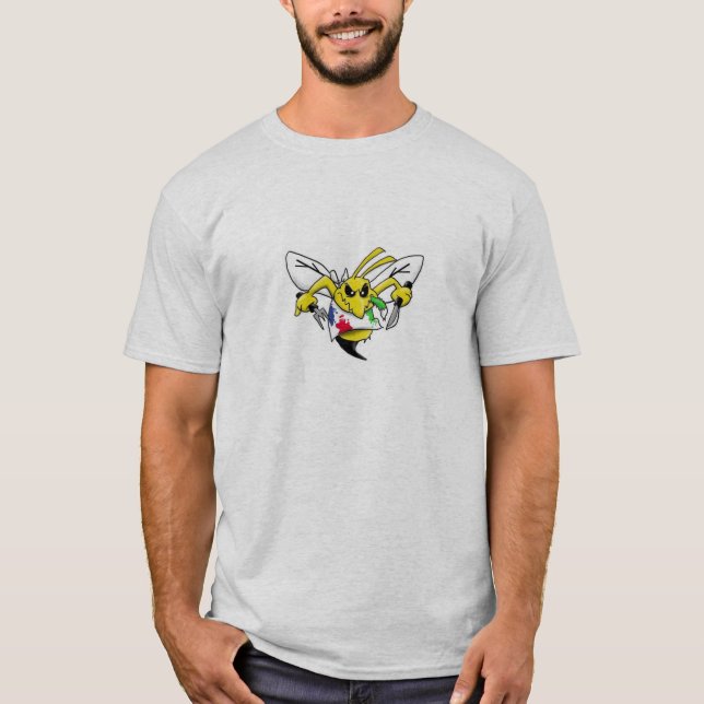 "Skidar-Doo mördarebiet" skjortan för Sledders.com Tee Shirt (Framsida)