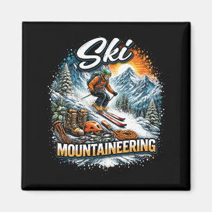 Skidbackeåkning Magnet