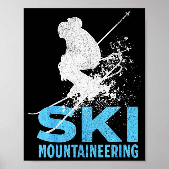 Skidbergsklättring  poster (Framsidan)