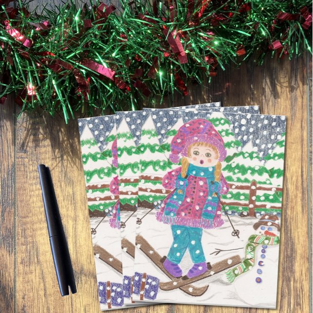 skidflicka vykort (Choose the number of postcards you want . (Just 1 or more ? ) )