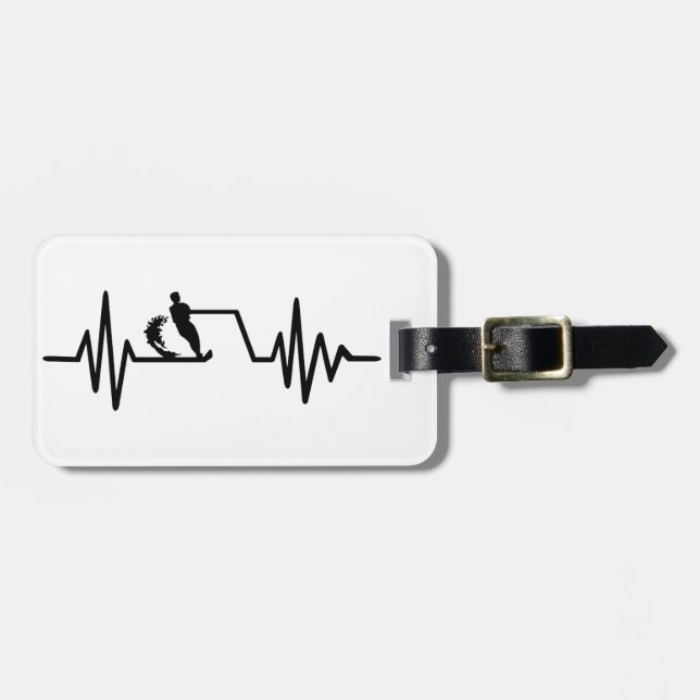 skidfrekvens i Vatten Bagagebricka (Horisontell Framsida)