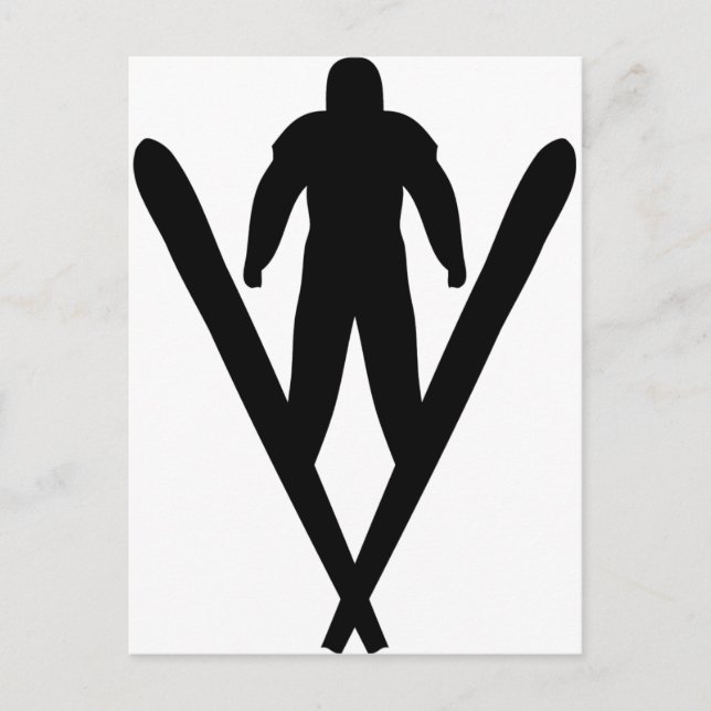 skidjumper vykort (Framsida)