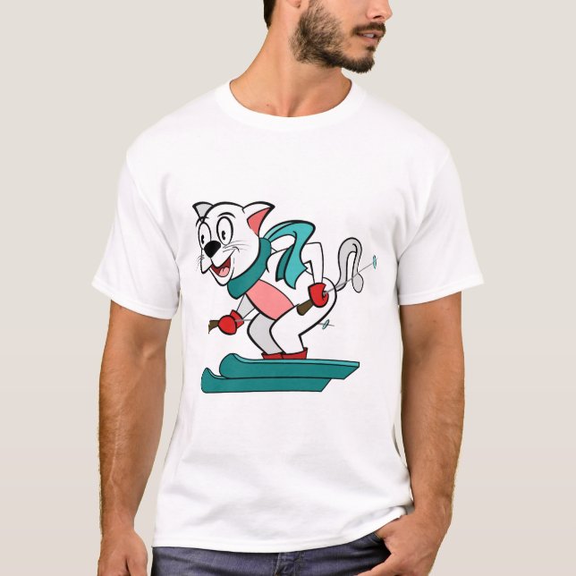 Skidkat T Shirt (Framsida)