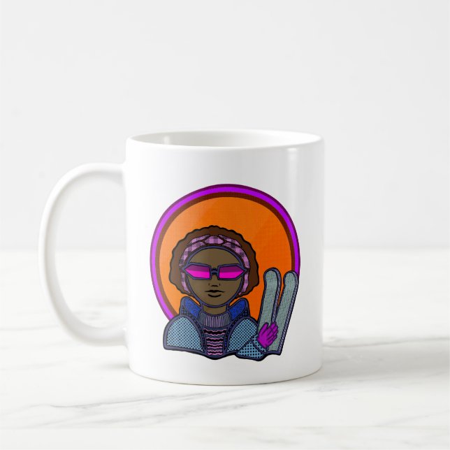 Skidkulla Kaffemugg (Vänster)