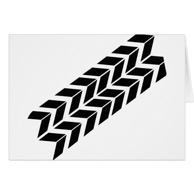 skidmark hälsningskort (Framsidan Horizontal)