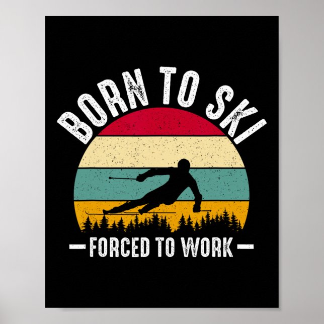 Skidor, alpin skidsport, _10 poster (Framsidan)