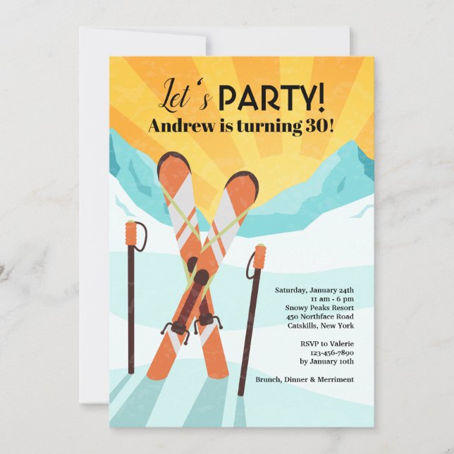 Skidor Crossing Inbjudan (Framsida)