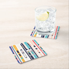 Skidor Underlägg Papper Kvadrat