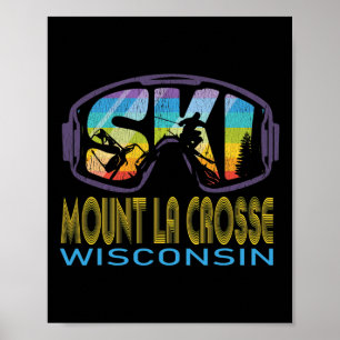 Skidort La Crosse Wisconsin skidsemester Poster