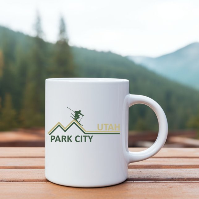 Skidort Park city Utah Mugg (Skapare uppladdad)