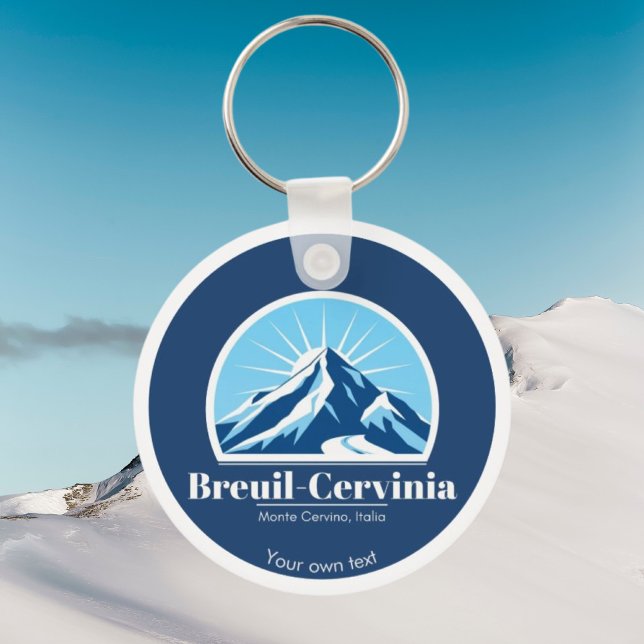 Skidorten Breuil-Cervinia Italien Nyckelring (Skapare uppladdad)
