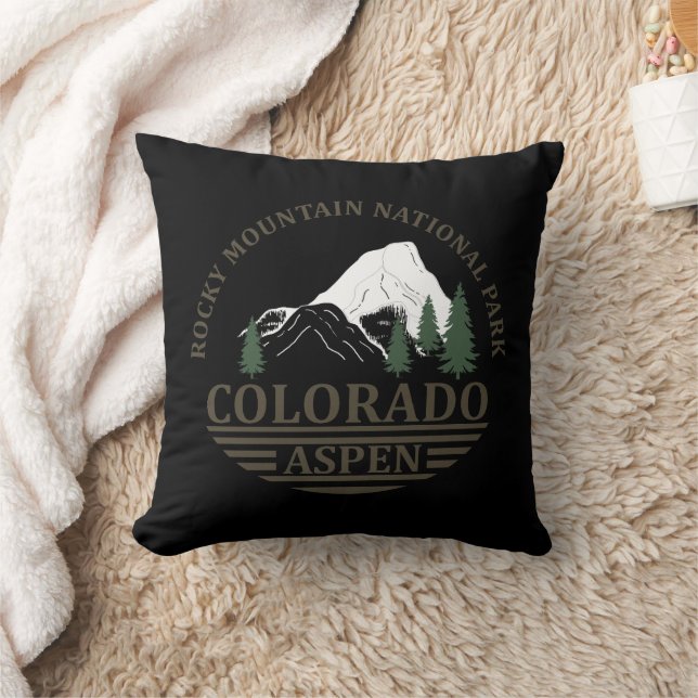 Skidorten Colorado Aspen Kudde (Filt)