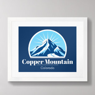 Skidorten Copper Mountain Colorado Poster