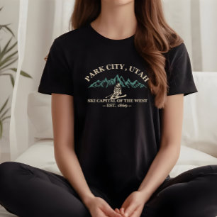 Skidorterna i Parkstaden Utah T Shirt