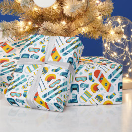 Skidpackningspapper, Snowboardpresentförpackning Presentpapper