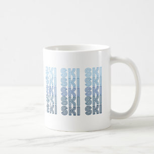 skidskidblått kaffemugg
