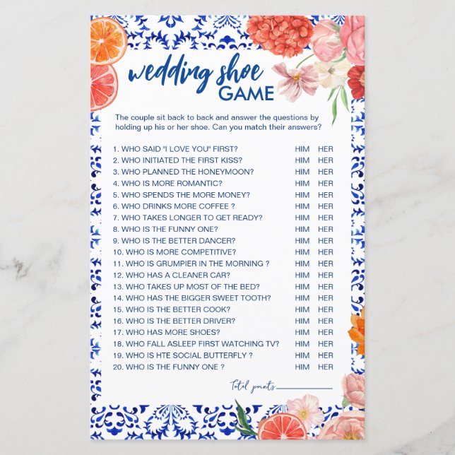 Skidspel i orange bröllop vid Medelhavet (Framsida)