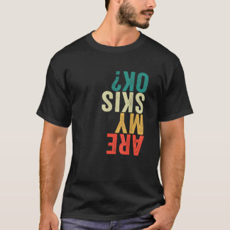 Skidutrustning Är mina skidor Ok Svarta Unisex Vu T Shirt